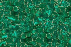 Malachite With Gold